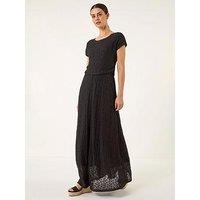 Roman Floral Lace Maxi Dress