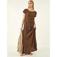 Roman Floral Lace Maxi Dress