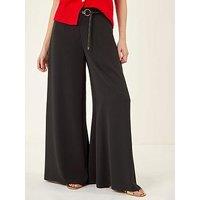 Roman Wide Leg Tie Trouser