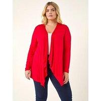 Roman Curve Waterfall Front Cardigan