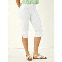 Roman Dusk Bow Bengaline Capri Trouser