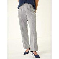 Roman Petite Straight Leg Ponte Stretch Trouser