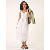 Roman Crochet Strappy Midi Dress
