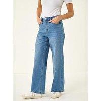 Roman Petite Wide Leg Jeans