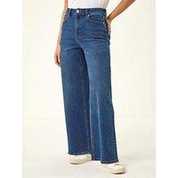 Roman Petite Wide Leg Jeans