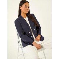 Roman Petite Pocket Ponte Blazer
