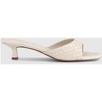 Office Minnie Kitten Heeled Mule - White
