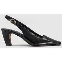 Office Monaco - Chisel Toe Slingback Court Heel - Black