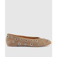 Office Forever - Rivet Hardware Ballerina - Brown