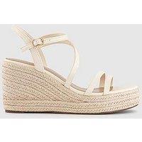 Office Holland - Strappy Espadrille Wedge - Off White