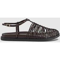 Office Seraphina - Woven Fisherman Footbed Sandal - Brown
