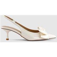 Office Mariella - Bow Slingback Court Heel - Off White