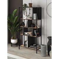 Decortie Midi Bookcase - Oak / Black