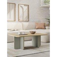 Decortie Hillary Coffee Table - Oak / Green