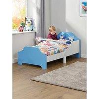 Liberty House Two Tone Toddler Bed - White & Blue