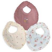 Mamas & Papas Baby Girls 3 Pack Bandana Floral Frill Bibs