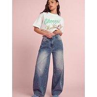 Pixiegirl Petite Balloon Jeans - Blue