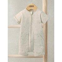 Mamas & Papas Baby Boys Cowboy Print Shortie Romper - Cream