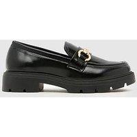 Schuh Junior Loyalty Chunky Love Heart Loafer - Black