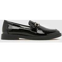 Schuh Youth Laura Embellished Snaffle Loafer - Black