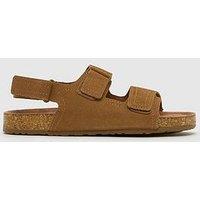 Schuh Youth Turtle Footbed Sandals - Brown