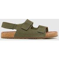 Schuh Youth Turtle Footbed Sandal - Khaki