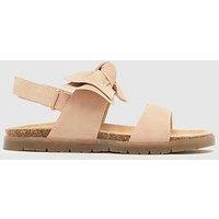 Schuh Junior Tartan Bow Footbed Sandal - Pink