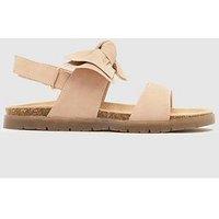 Schuh Youth Tartan Bow Footbed Sandal - Pink
