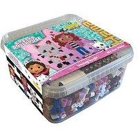 Gabby'S Dollhouse Hama Gabbys Dollhouse Maxi Beads & Pegboard Tub