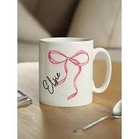 The Personalised Memento Company Personalised Bow Mug