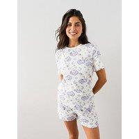 The Very Collection Moomin Short Pyjama Set - Cream