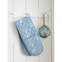 Catherine Lansfield Salcombe Boats Double Oven Glove