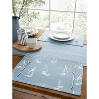 Catherine Lansfield Salcombe Boats Placemat 4 Pack