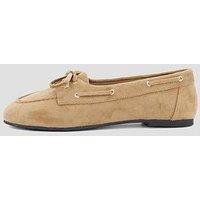 The Very Collection Extra Wide Fit Moccasin Shoes - Taupe
