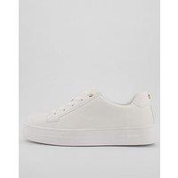 The Very Collection Lace Up Trainer - White