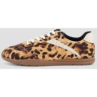 The Very Collection Leopard Trainers - Brown