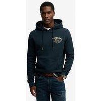 Superdry Lo-Fi Dockside Embroidered Hoodie - Navy