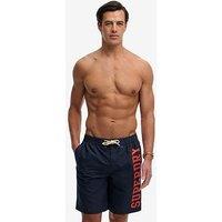 Superdry Logo 19-Inch Boardshorts - Navy