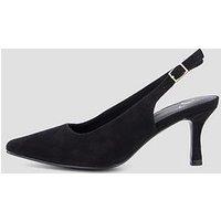 The Very Collection Extra Wide Fit Court Heel Shoes - Nude