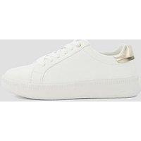 The Very Collection Wide Fit Lace Up Trainer - White