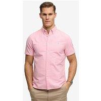 Superdry Preppy Oxford Short Sleeve Shirt - Pink