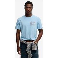 Superdry Outdoors Mountain Relaxed T-Shirt - Light Blue