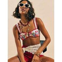 River Island White Structured Mexicana Bikini Co-Ord
