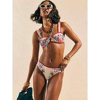 River Island White Hl Mexicana Bikini Brief Co-Ord