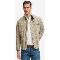 Superdry Merchant Ripstop Racer Jacket - Beige