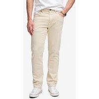 Superdry Superdry Cotton Vintage Slim Straight Jeans - Cream