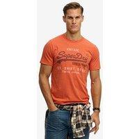 Superdry Vintage Logo Heritage Relaxed T-Shirt - Red