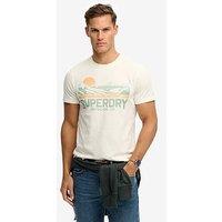 Superdry Outdoors Mountain Relaxed T-Shirt - White