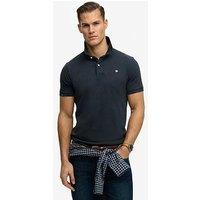Superdry Vintage Destroy Polo Shirt - Navy
