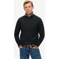 Superdry Superdry Essentials Cotton Knitted Jumper - Dark Grey